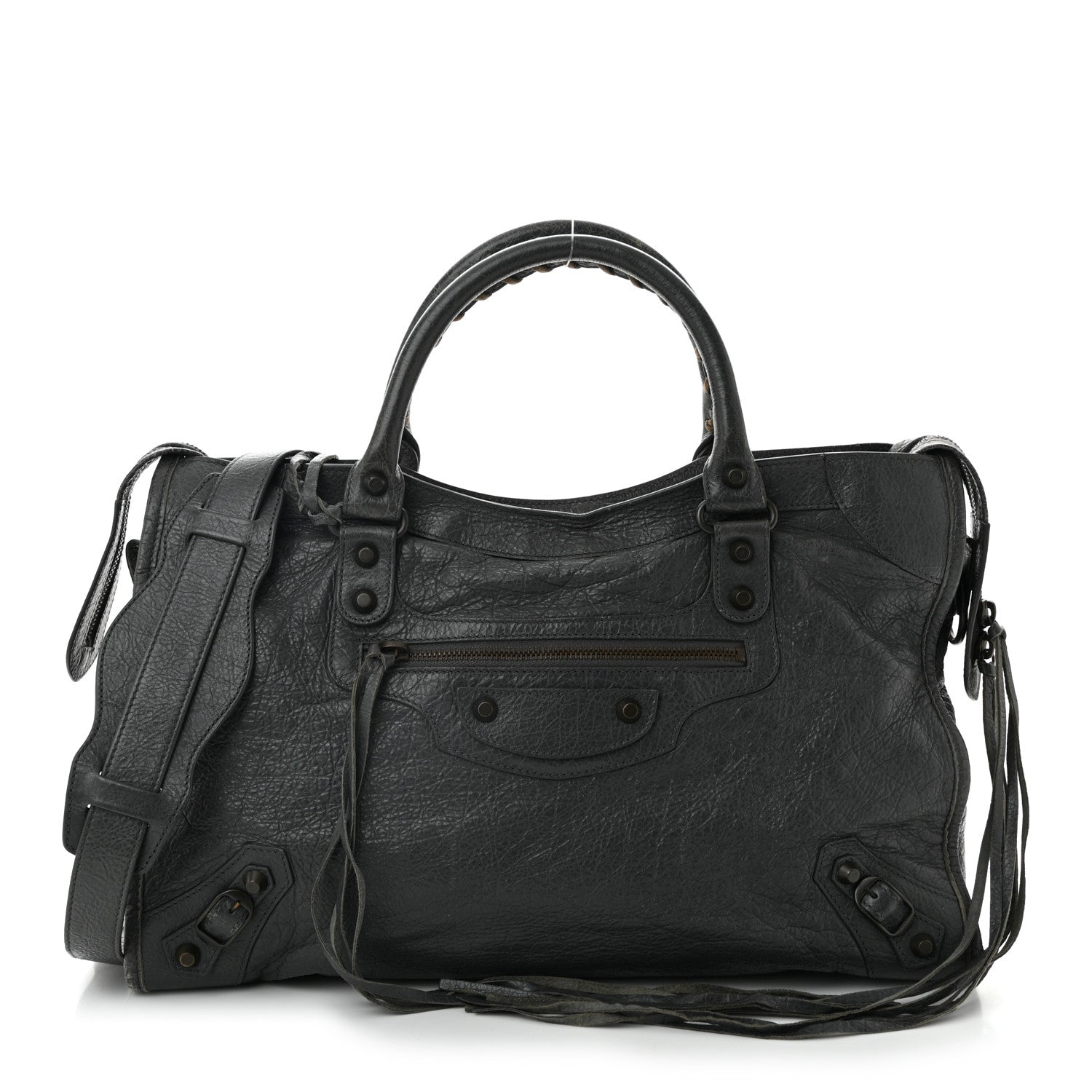 Balenciaga Agneau Classic Hardware City Gris Tarmac 1 of 11