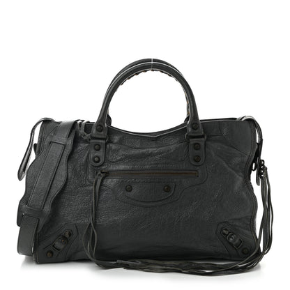 Balenciaga Agneau Classic Hardware City Gris Tarmac 1 of 11