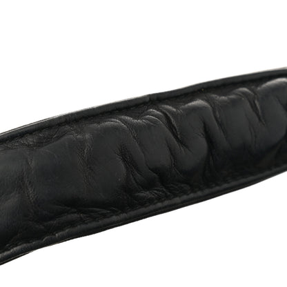Chanel Lambskin Quilted Shopping Tote Black 16 of 17