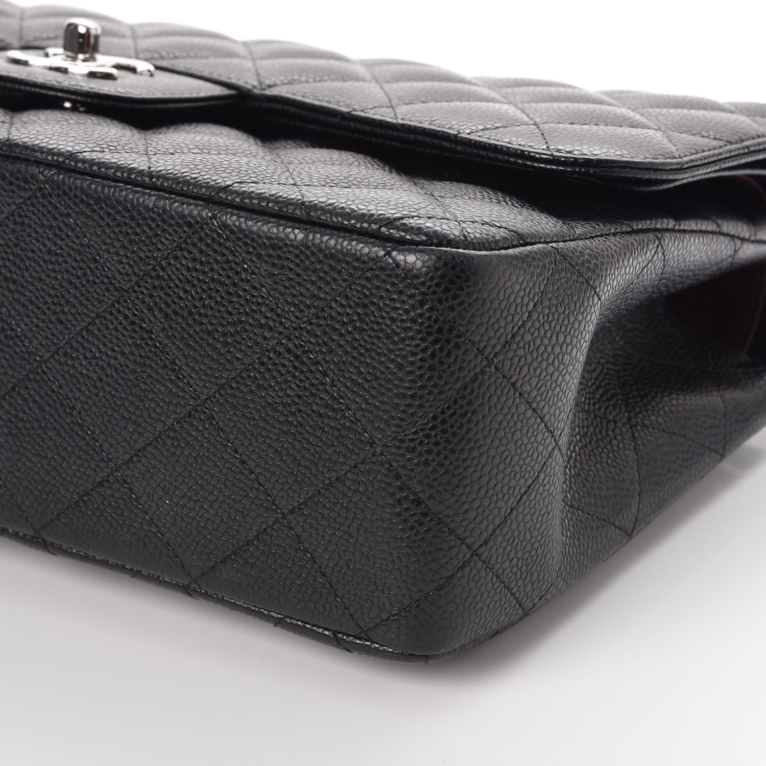 Chanel Caviar Quilted Jumbo Double Flap Black 11 of 11