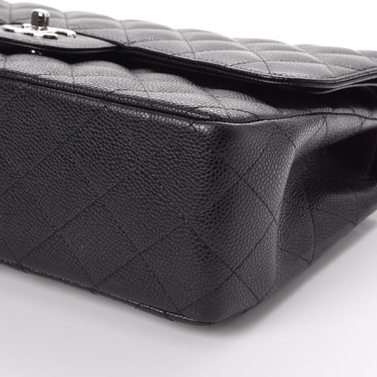 Chanel Caviar Quilted Jumbo Double Flap Black 11 of 11