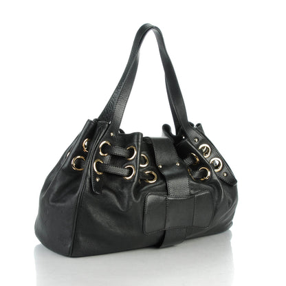 Jimmy Choo Calfskin Ramona Black 3 of 7