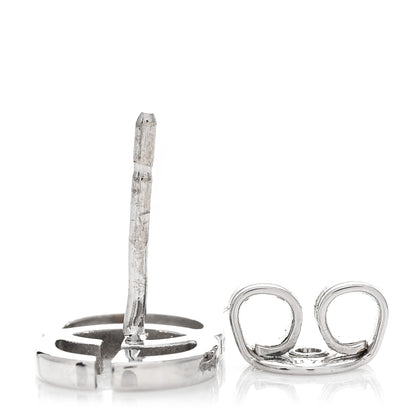 Gucci 18K White Gold GG Tissue Stud Single Earring 3 of 4
