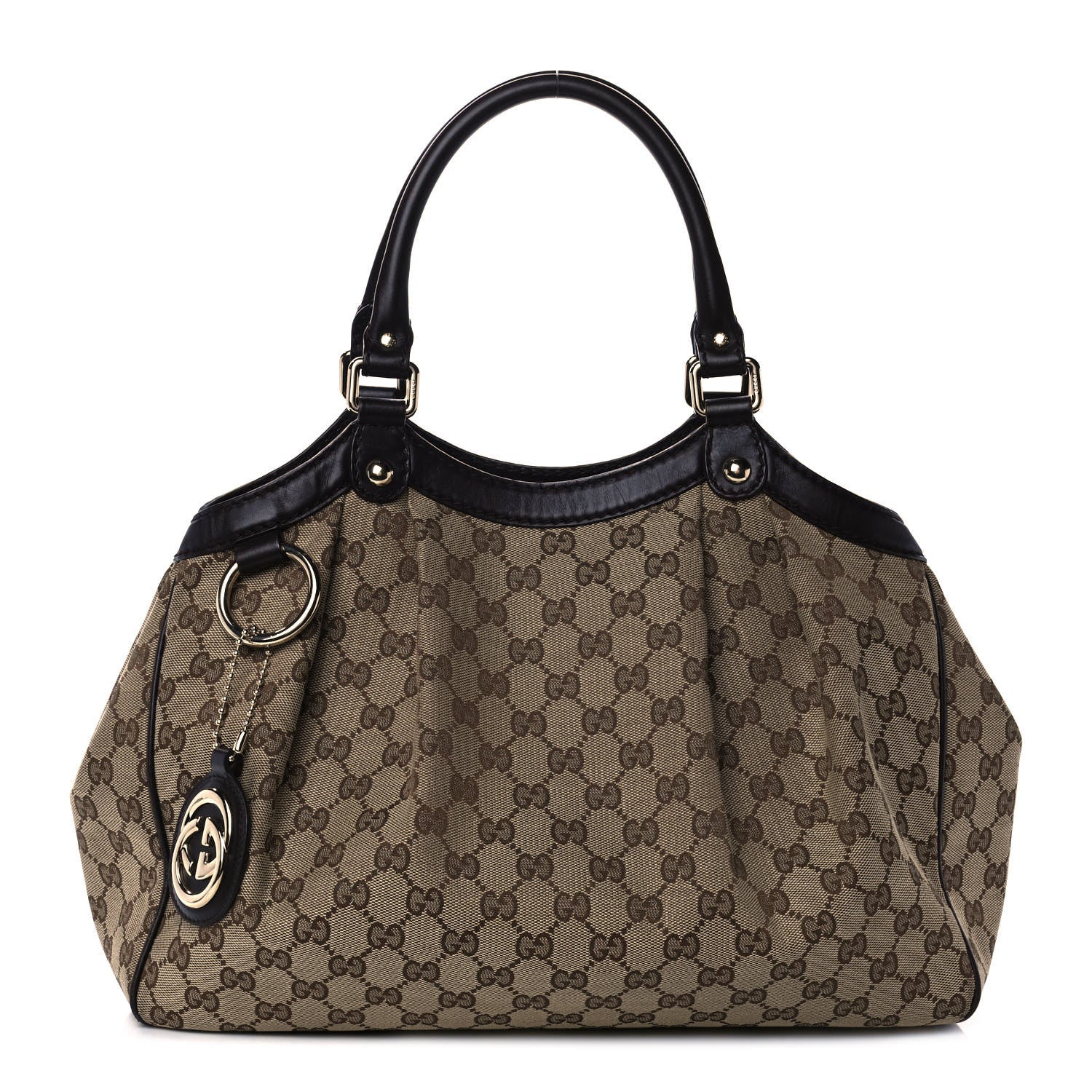 Gucci Monogram Medium Sukey Tote Dark Brown 1 of 12