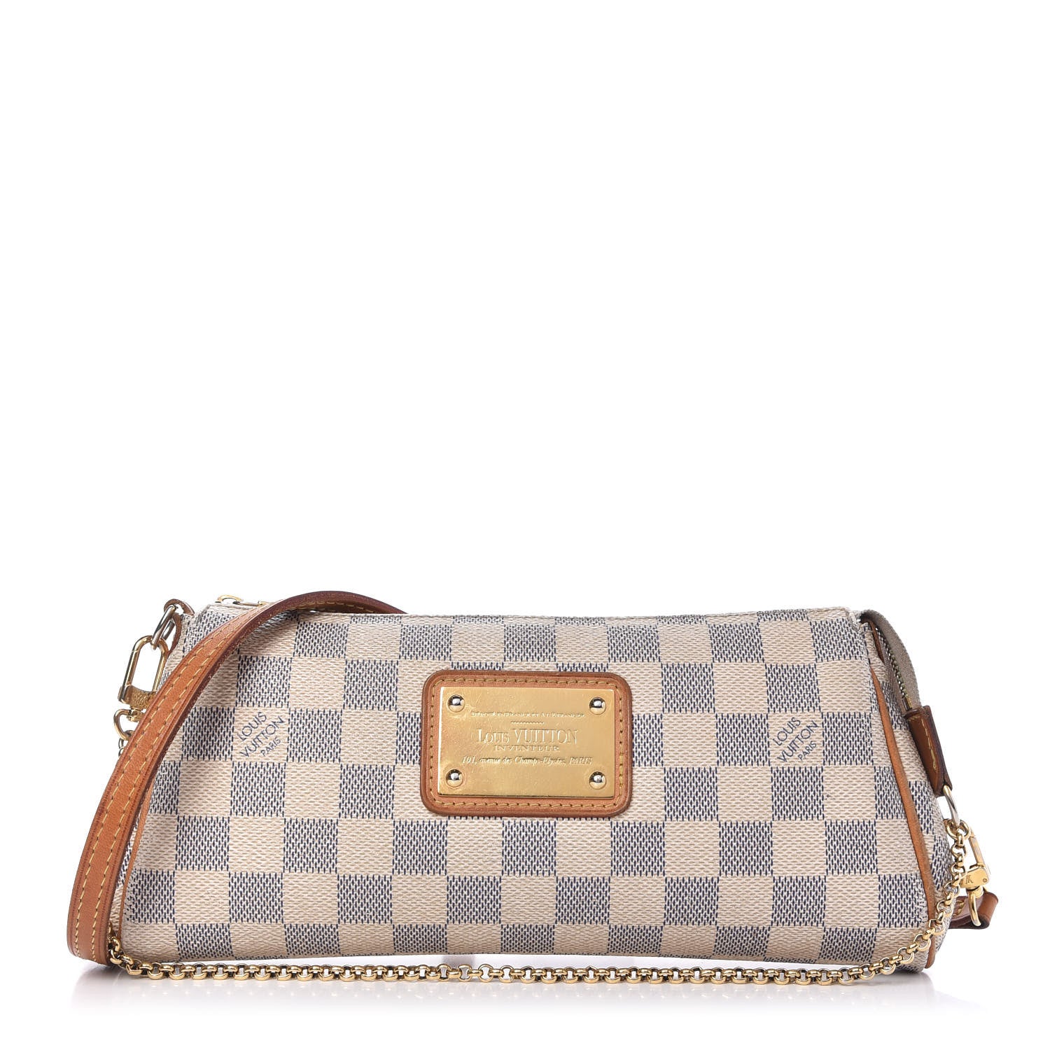 Louis Vuitton Damier Azur Eva Clutch 1 of 12
