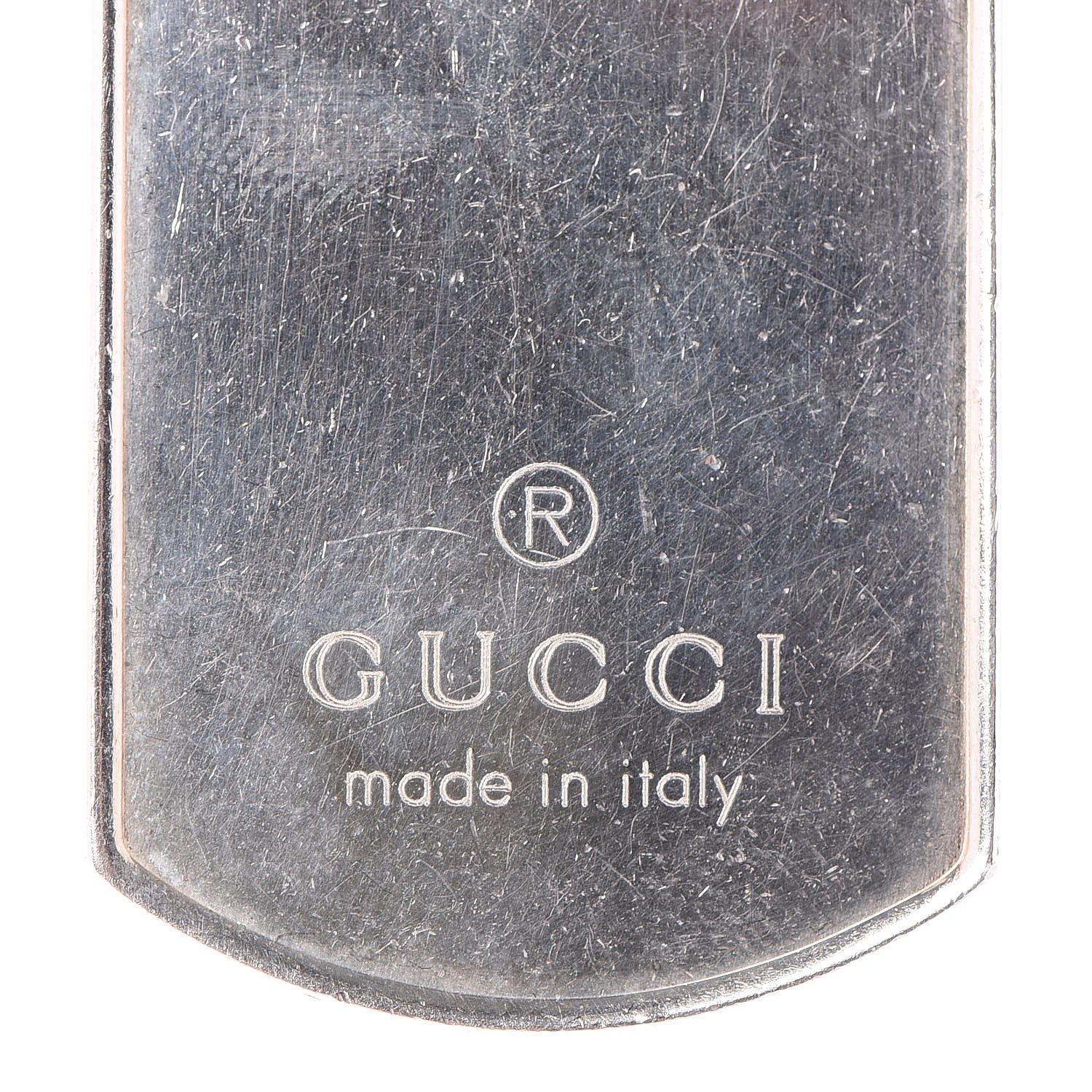 Gucci Sterling Silver Dog Tag Necklace 5 of 7