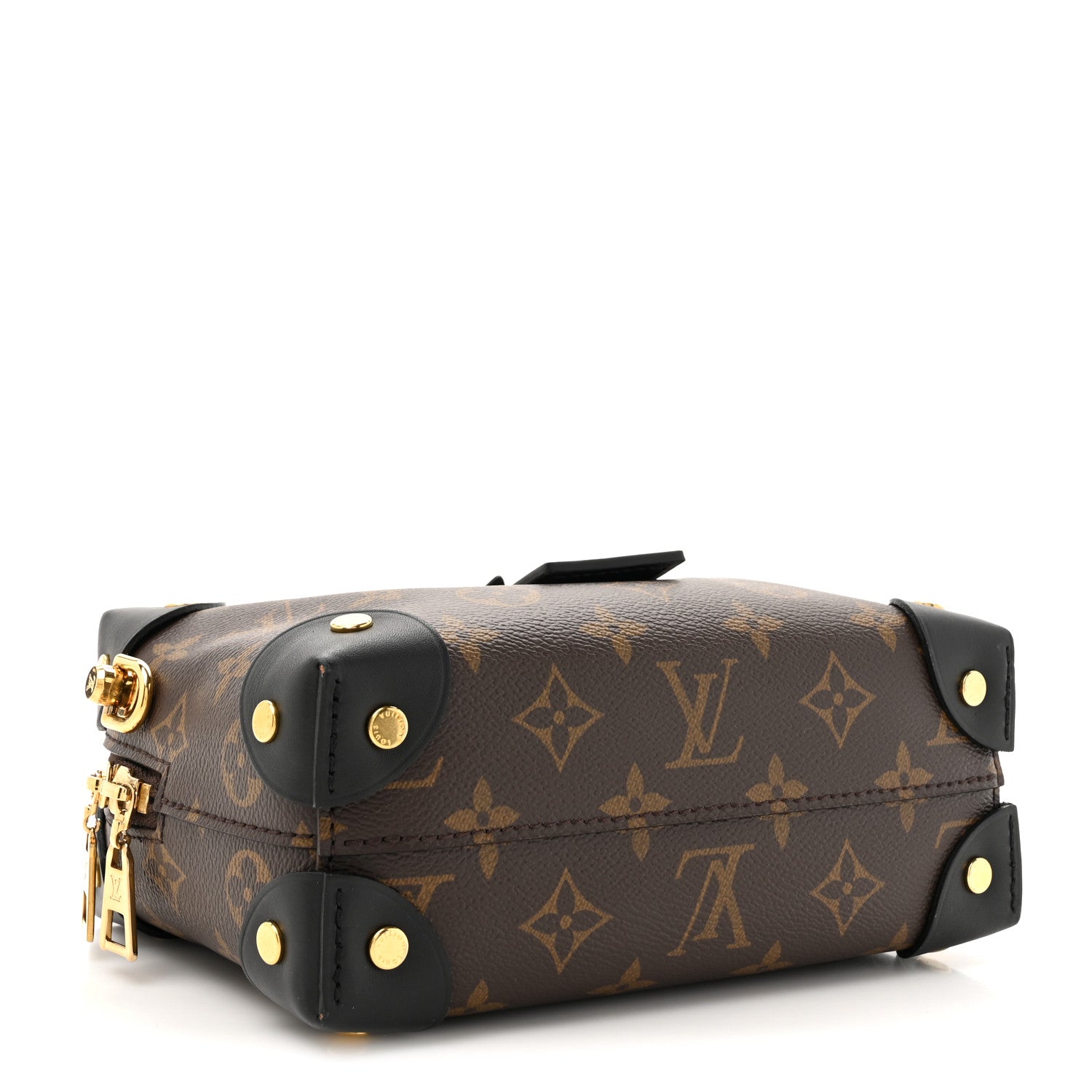 Louis Vuitton Monogram Petite Malle Souple Black 4 of 14