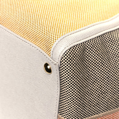 Fendi Canvas Vitello Elite Large 2Jours Tote Latte Multicolor 19 of 22