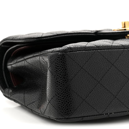 Chanel Caviar Quilted Small Double Flap Black 9 of 12