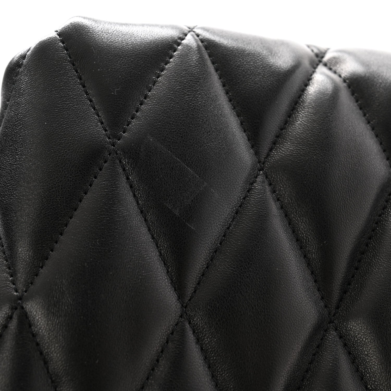 Saint Laurent Lambskin Quilted Sade Puffer Envelope Clutch Black 8 of 9