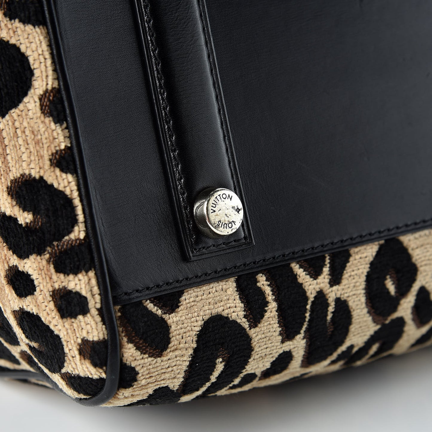 Jacquard Velvet Leopard Print Stephen Sprouse Speedy