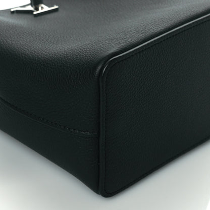 Louis Vuitton Calfskin Nano Lockme Bucket Black 8 of 9