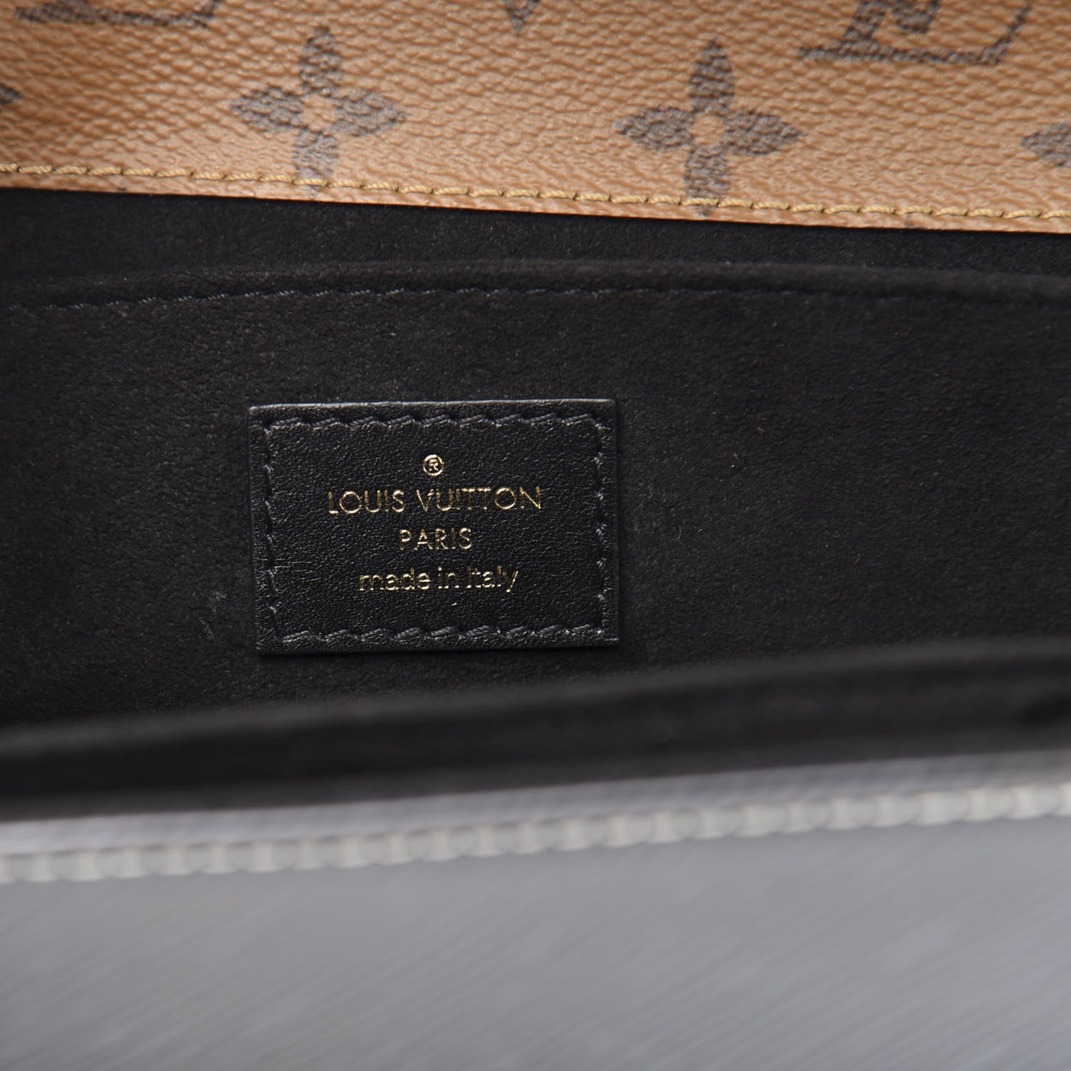 Louis Vuitton Shiny Epi Reverse Monogram Pochette Metis Mini Marine 7 of 14
