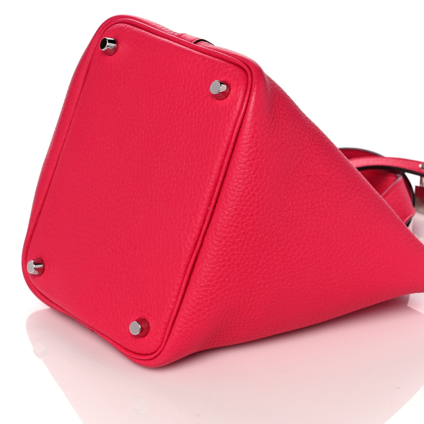 Taurillon Clemence Picotin Lock 18 PM Rose Extreme