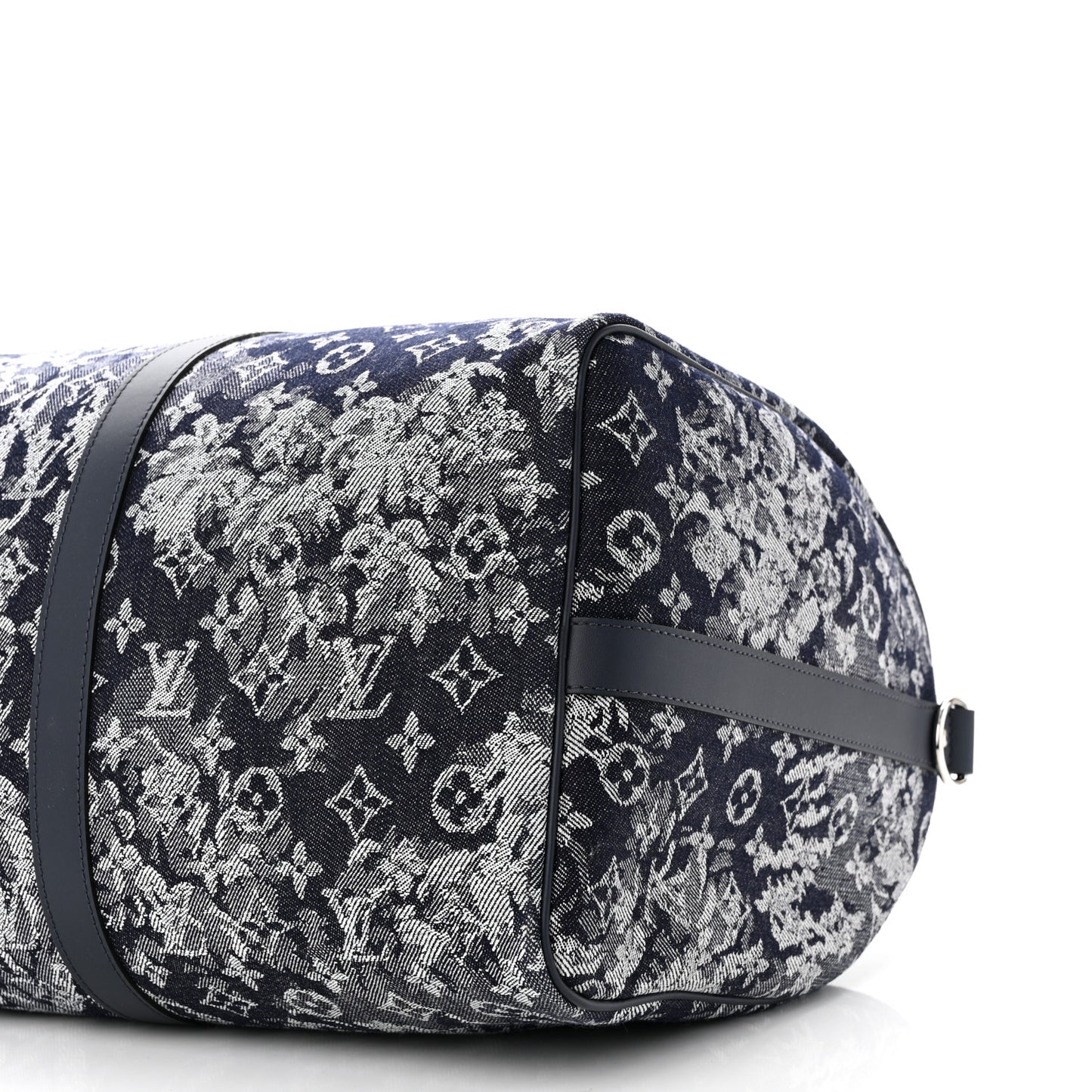 Monogram Tapestry Keepall Bandouliere 50 Bleu