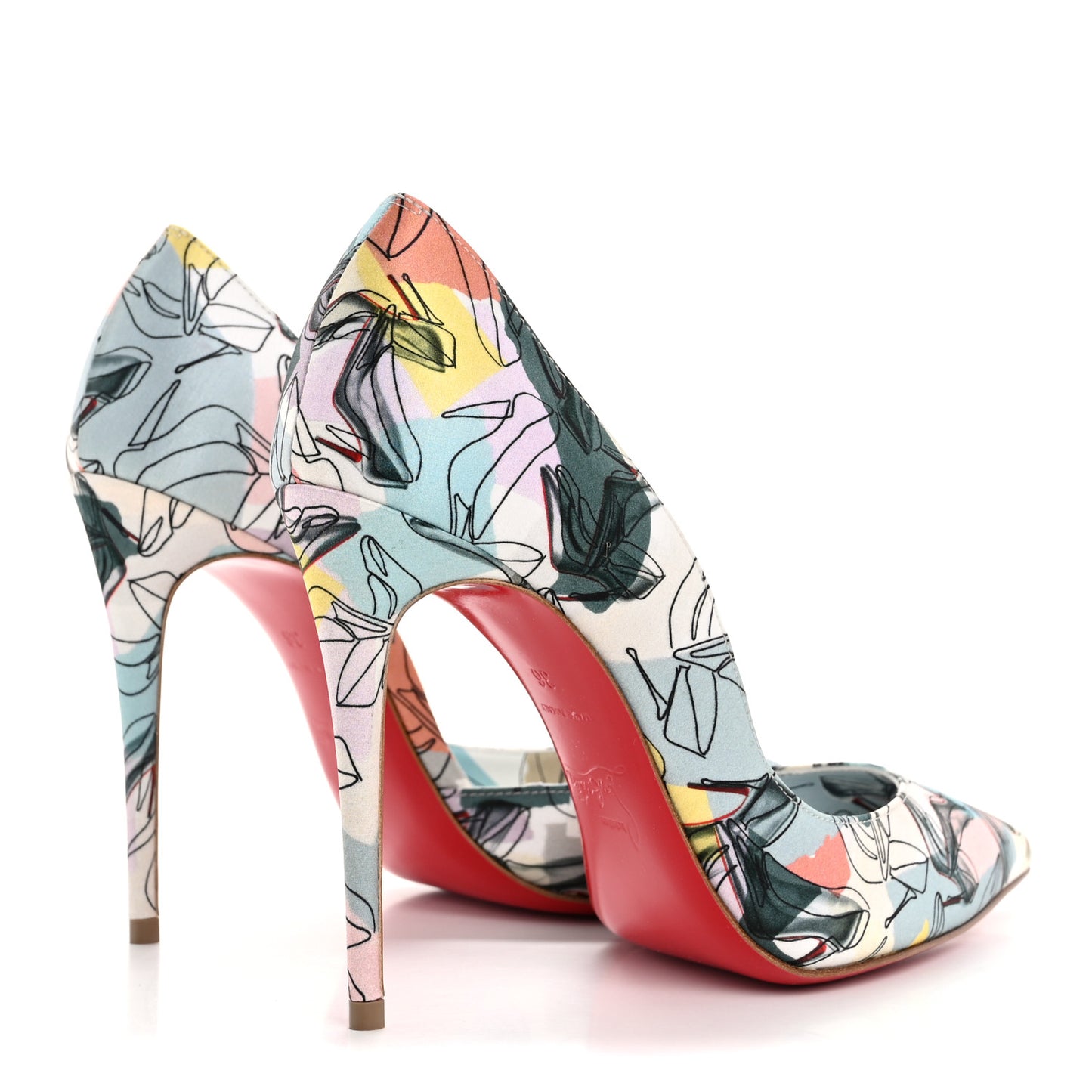 Crepe Satin Iriza 100 Shoes It Up Pumps 36 Multicolor