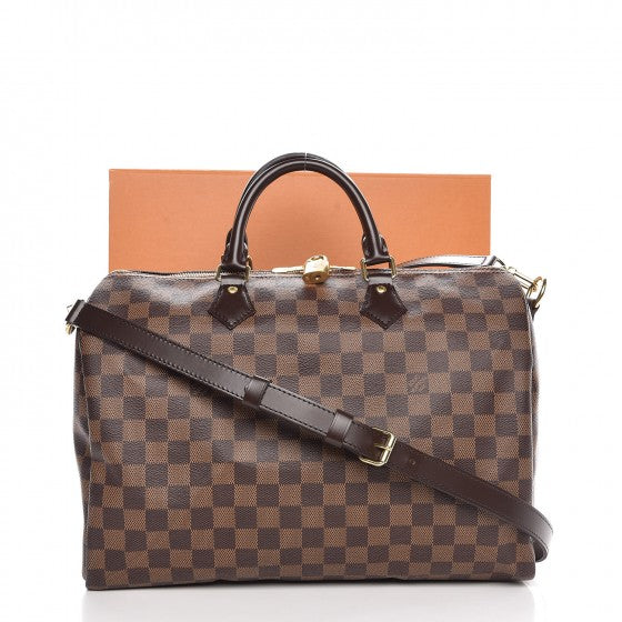 Damier Ebene Speedy Bandouliere 35