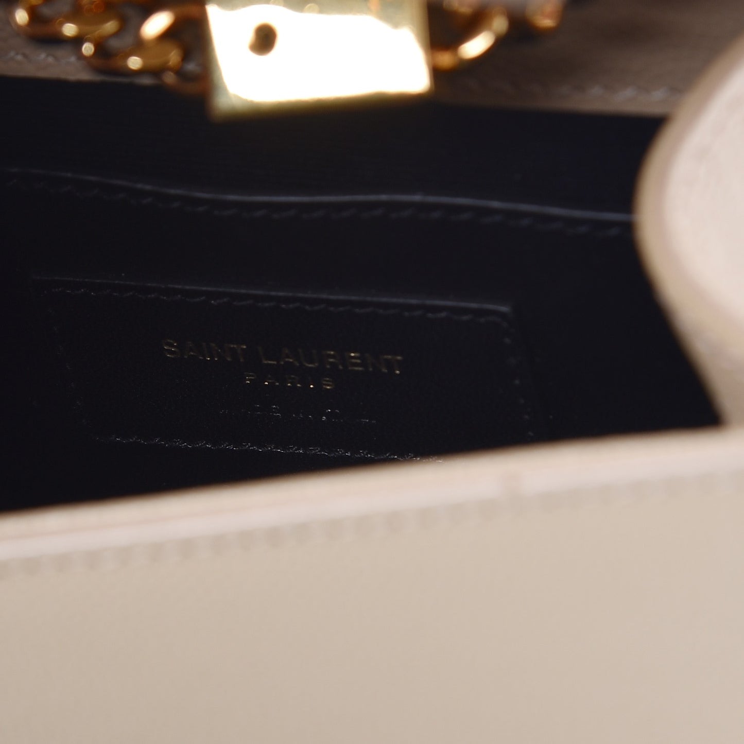 Grain De Poudre Small Monogram Kate Satchel Nude Powder