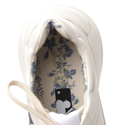 Gucci X MLB Calfskin NY Yankees Mens Rhyton Sneakers 9 Mystic White 7 of 10