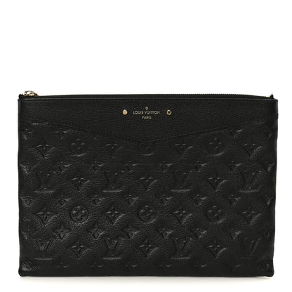 Louis Vuitton Empreinte Daily Pouch Black 1 of 10