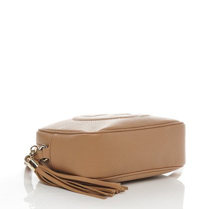 Gucci Pebbled Calfskin Small Soho Disco Bag Rose Beige 4 of 6
