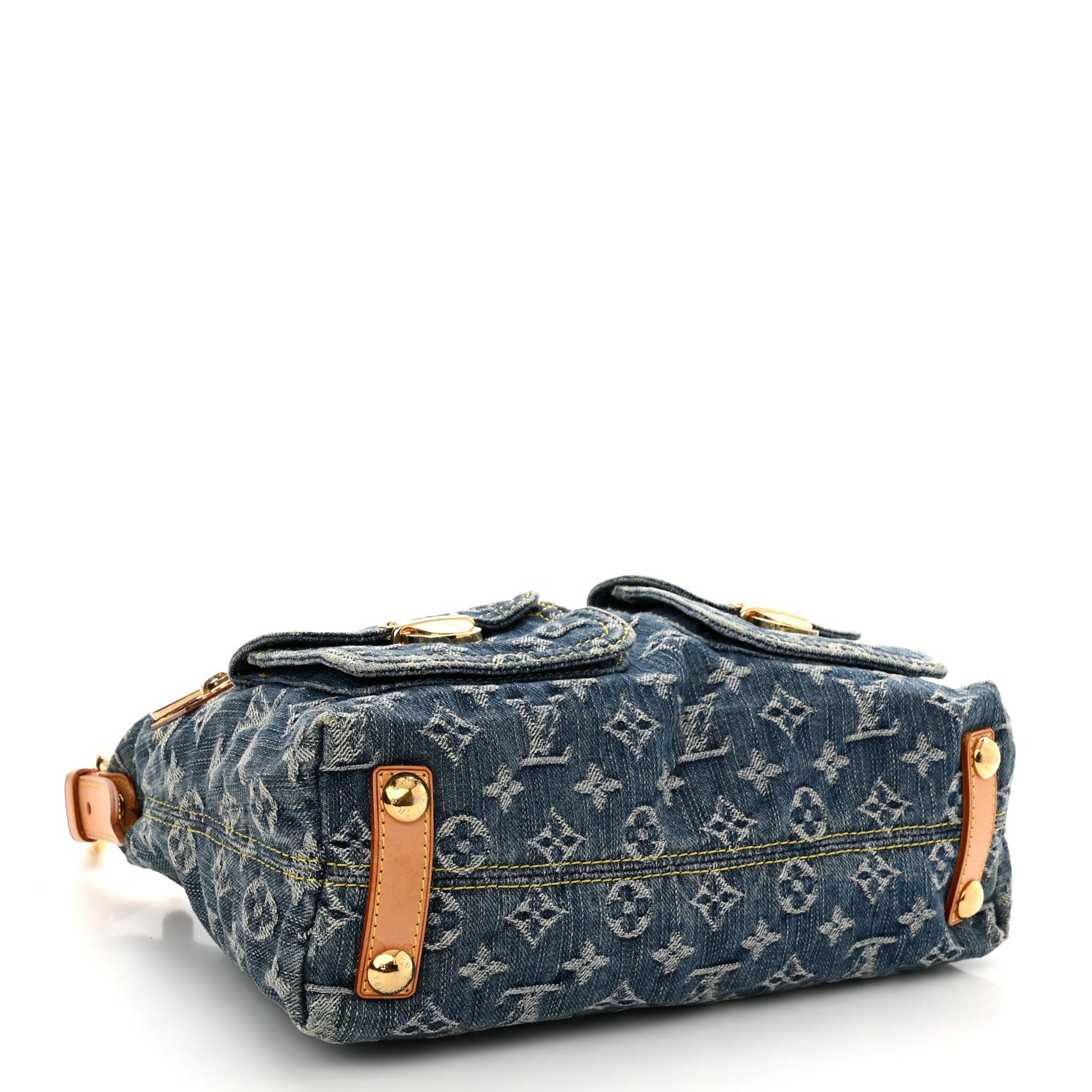 Louis Vuitton Monogram Denim Baggy PM Blue 5 of 11