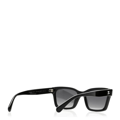 Chanel Acetate Square Sunglasses 5417 Black 4 of 7