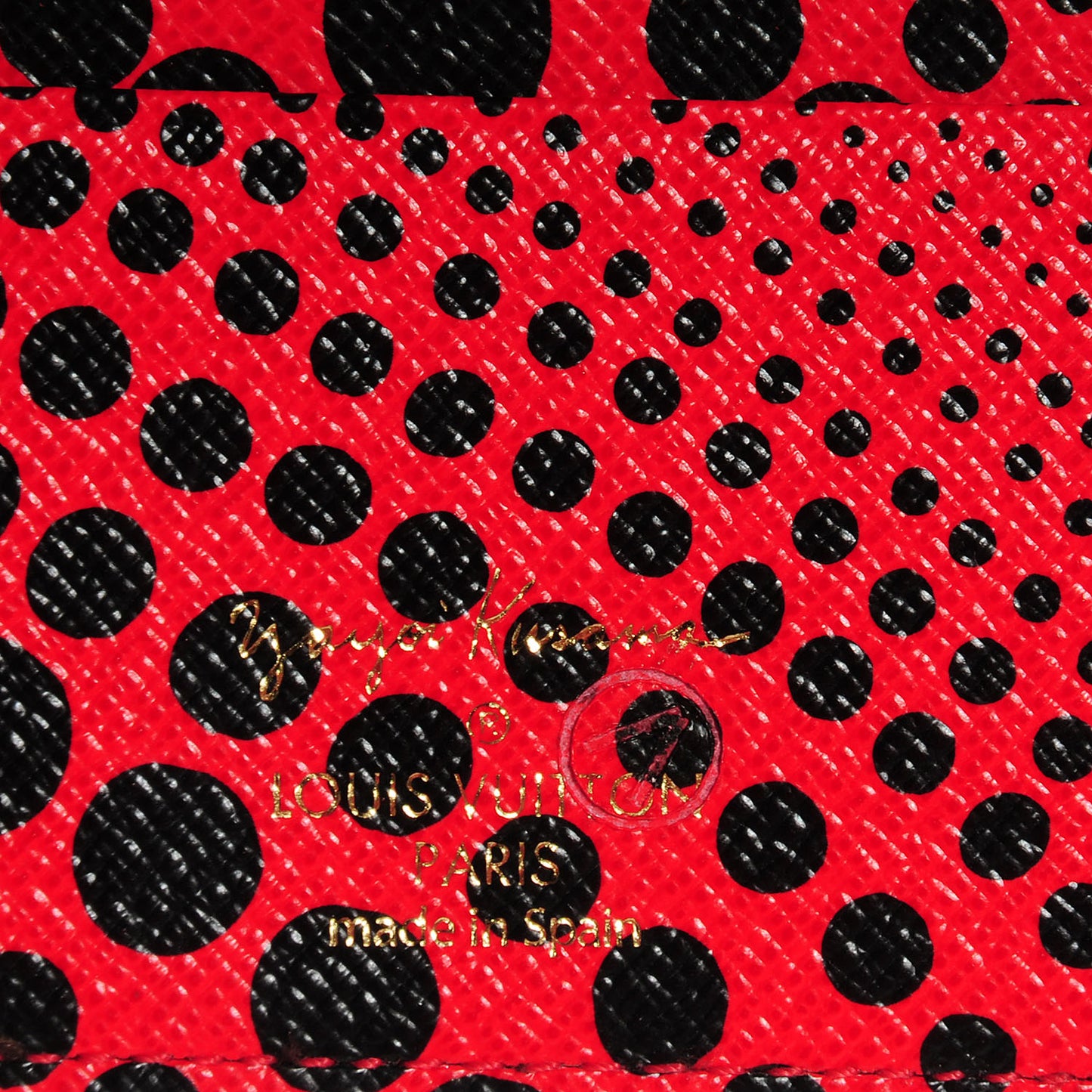 Monogram Kusama Waves Insolite Wallet Red