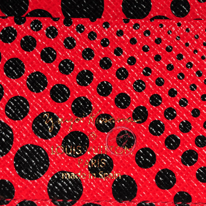 Louis Vuitton Monogram Kusama Waves Insolite Wallet Red 6 of 7