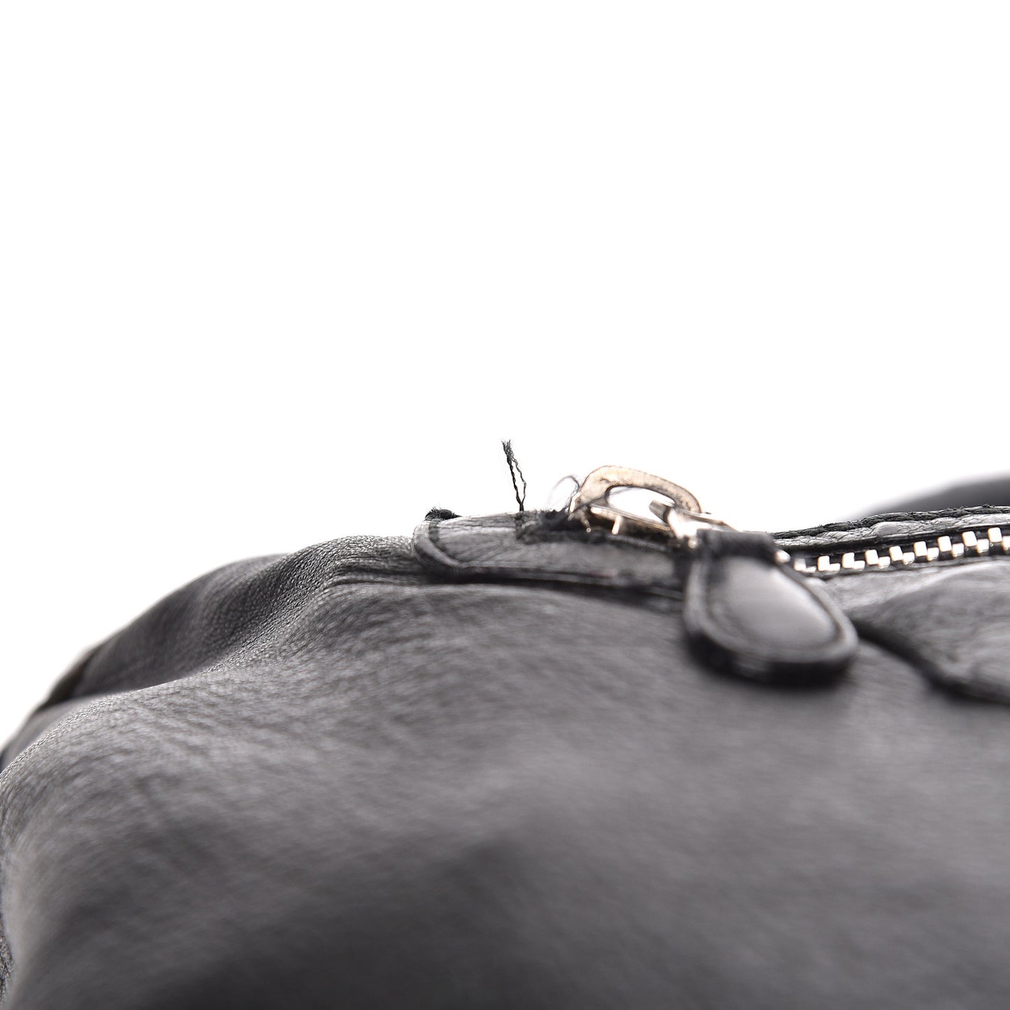 Agneau Giant 21 Silver Hardware Day Hobo Black
