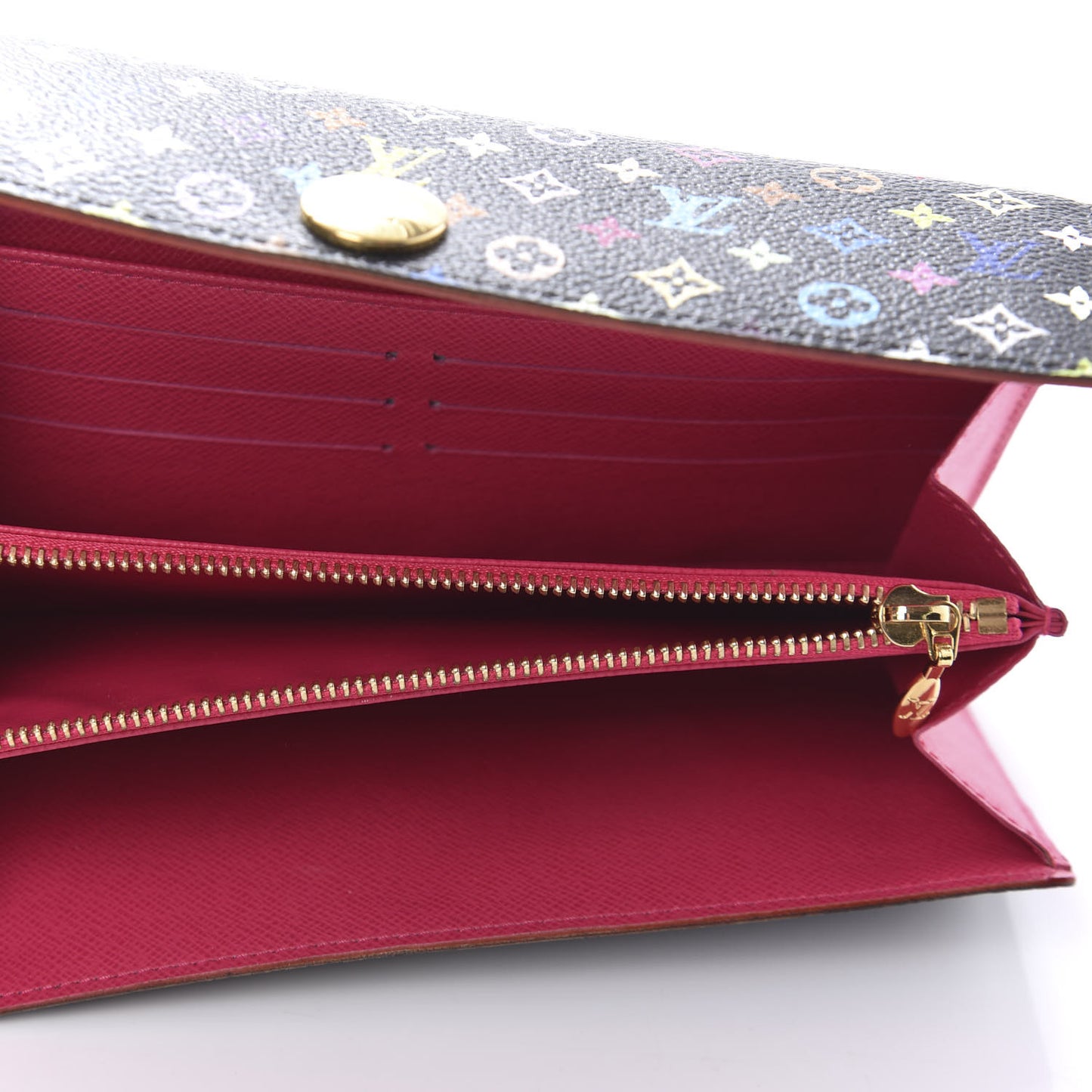 Monogram Multicolor Sarah Wallet Black Grenade