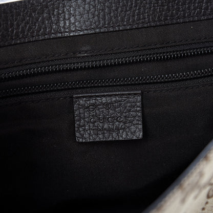 Gucci Monogram Flap Messenger Bag Beige Dark Brown 6 of 11