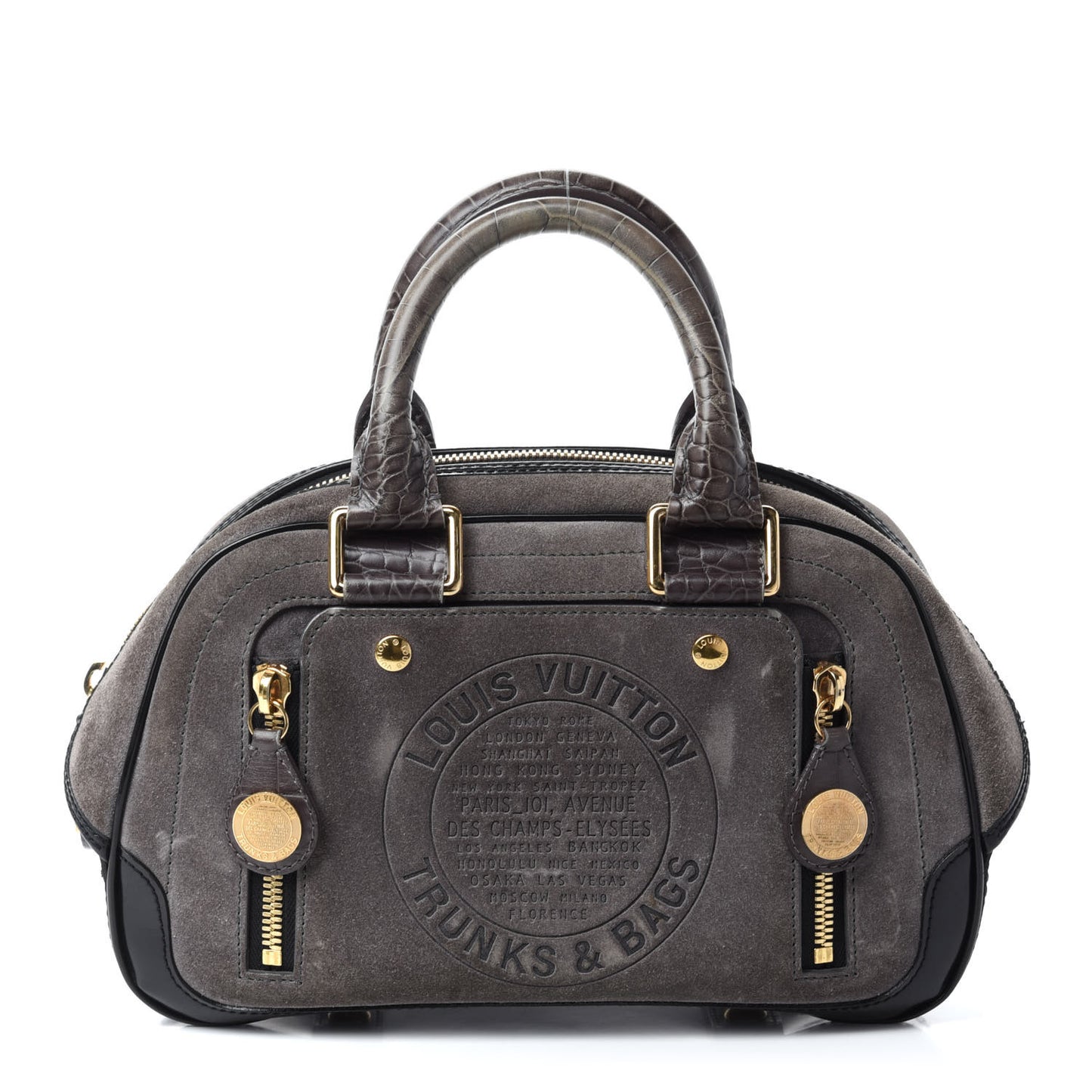 Havane Stamped Trunk Bowler PM Gray