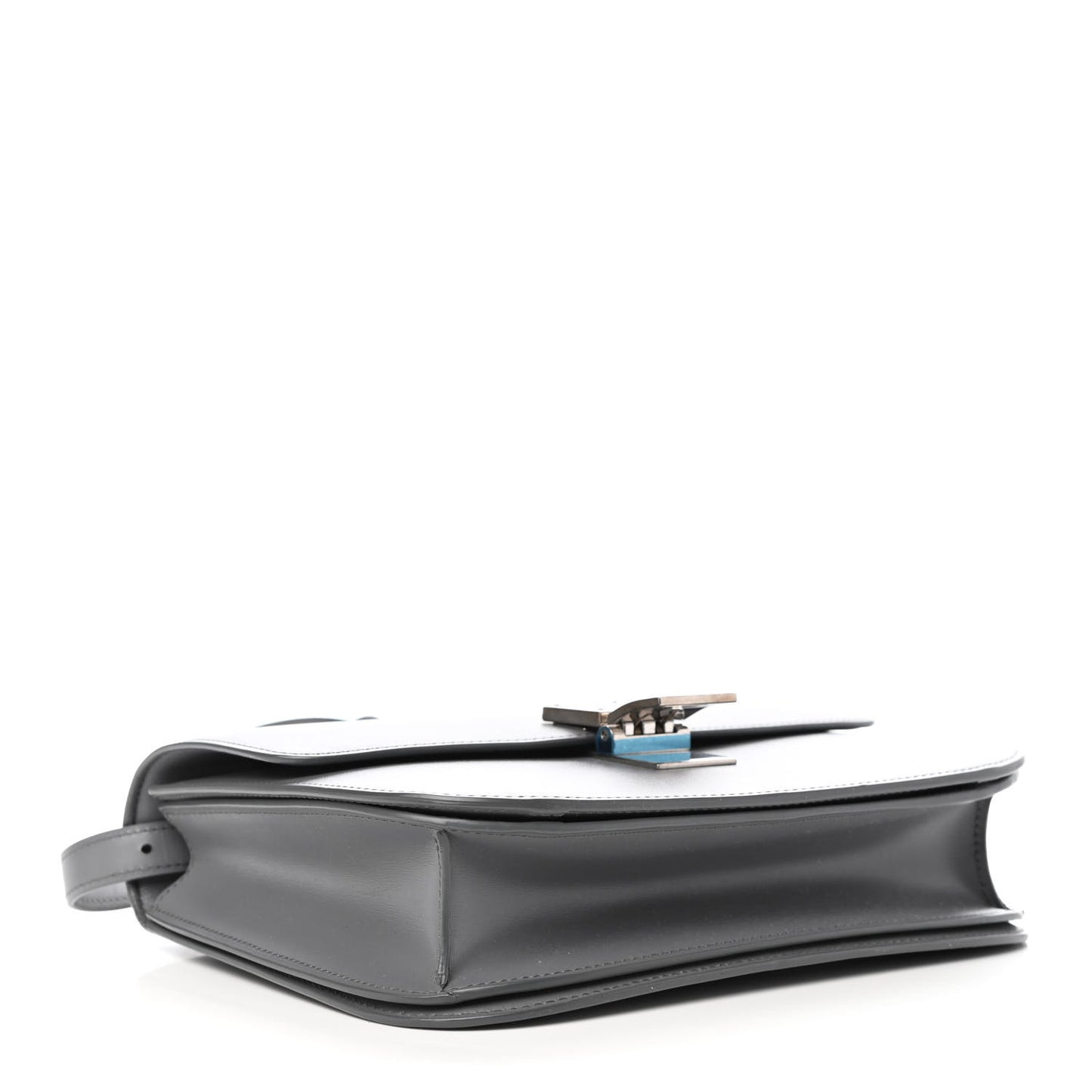 Box Calfskin Medium Classic Box Flap Storm