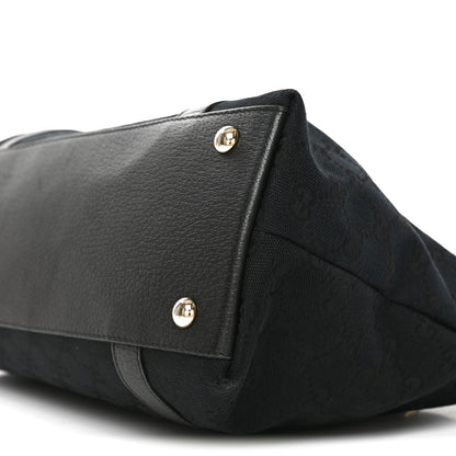 Gucci Monogram Medium Abbey Tote Black 10 of 10