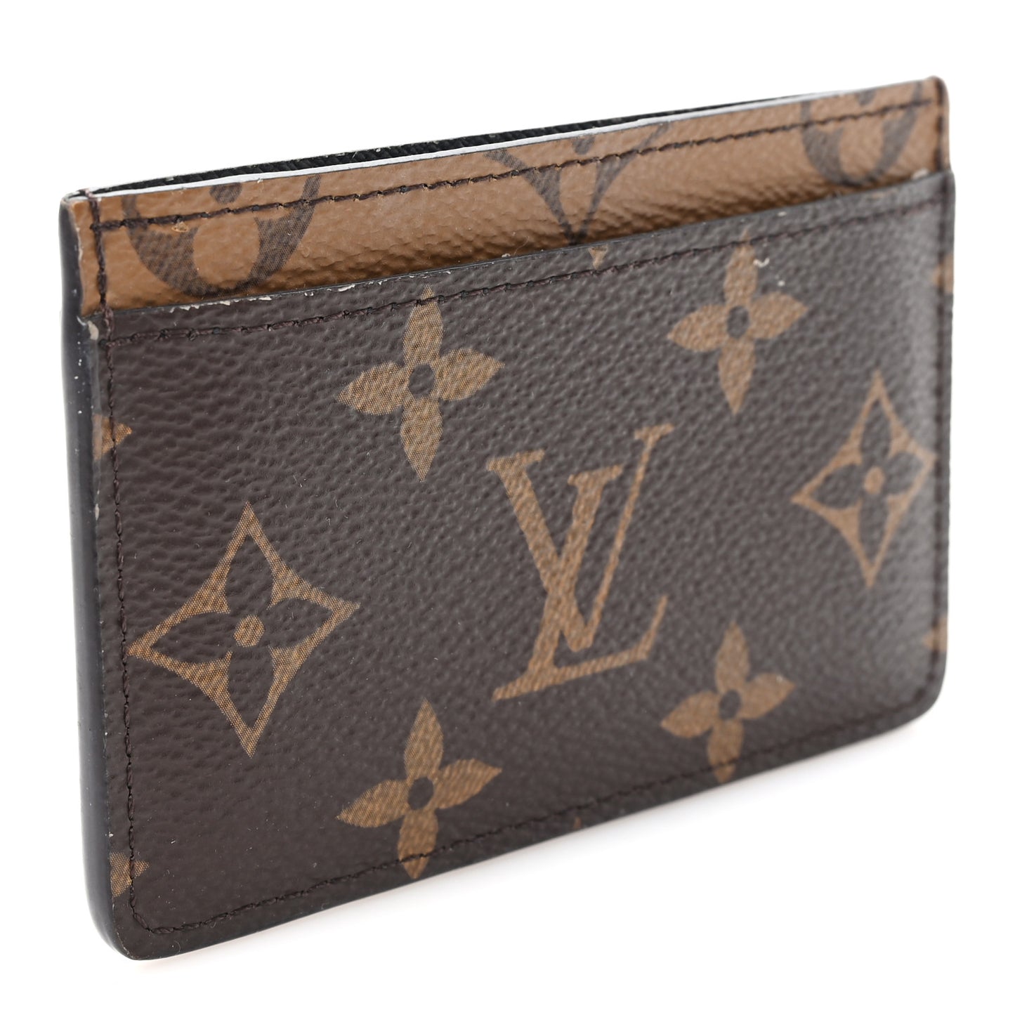 Reverse Monogram Card Holder
