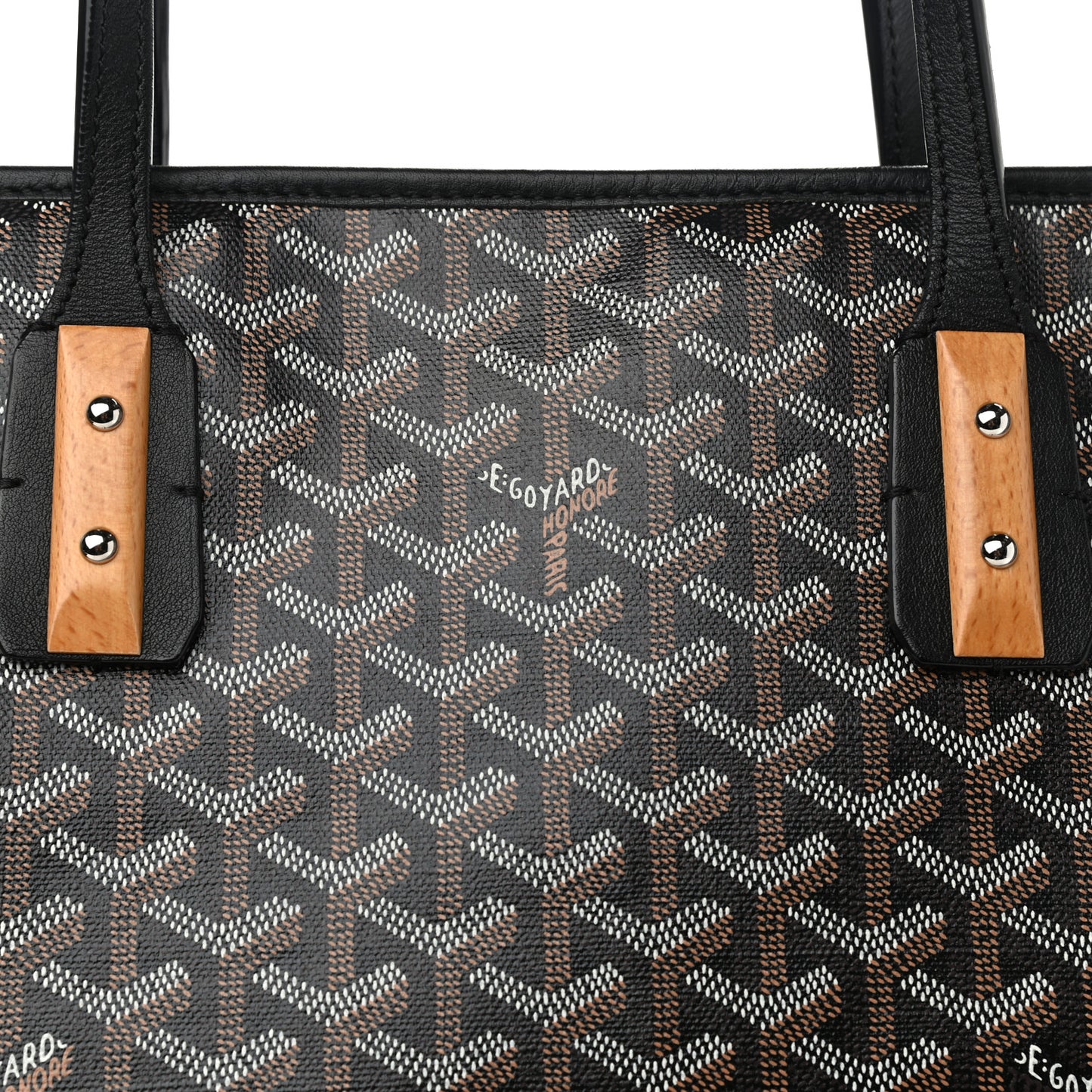Goyardine Marquises Tote Black