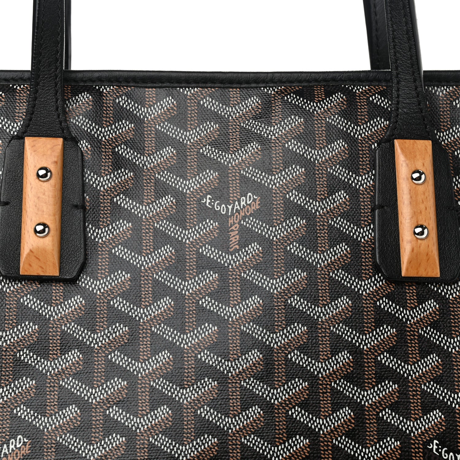 Goyard Goyardine Marquises Tote Black 21 of 26