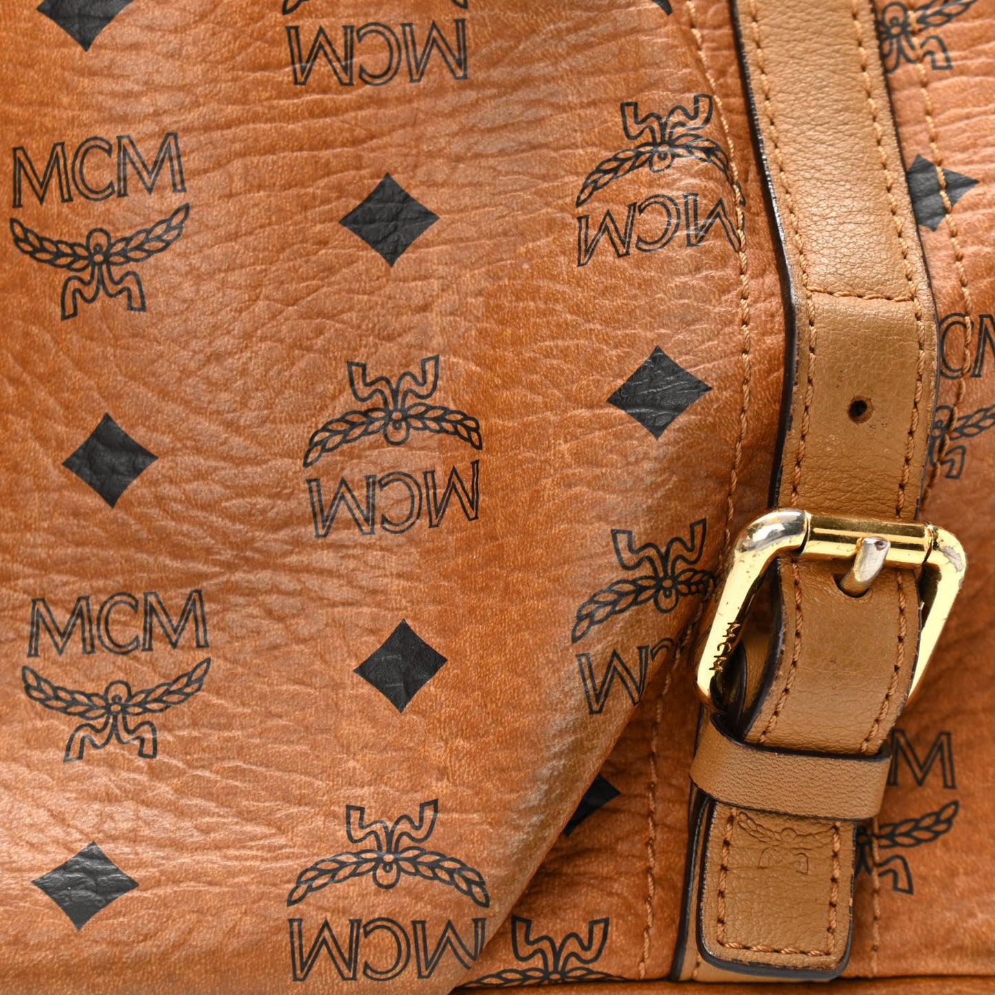 Visetos Medium Essentials Shopper Tote Cognac