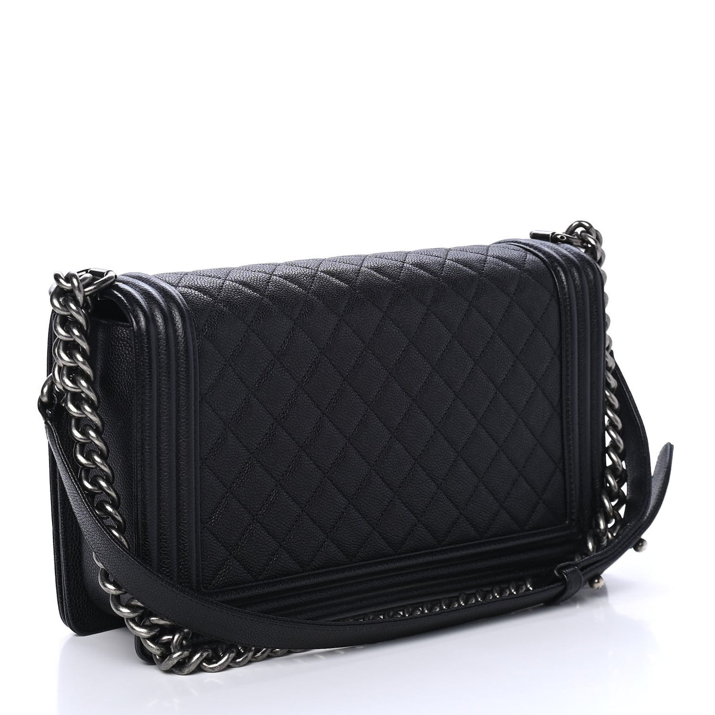 Caviar Quilted New Medium Boy Flap Black