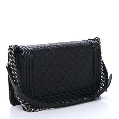 Chanel Caviar Quilted New Medium Boy Flap Black 2 of 4