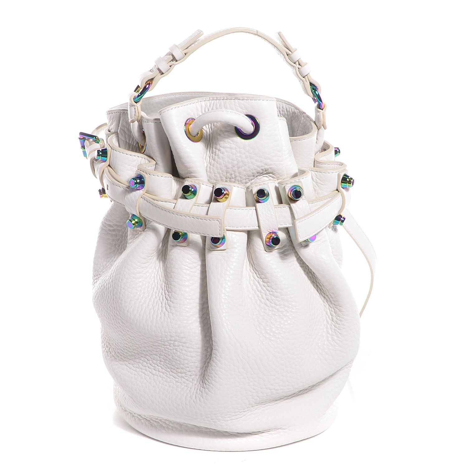 Alexander Wang Leather Diego Bucket Peroxide 1 of 8