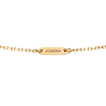 Van Cleef & Arpels 18K Yellow Gold Mother of Pearl Sweet Alhambra Pendant Necklace 4 of 5