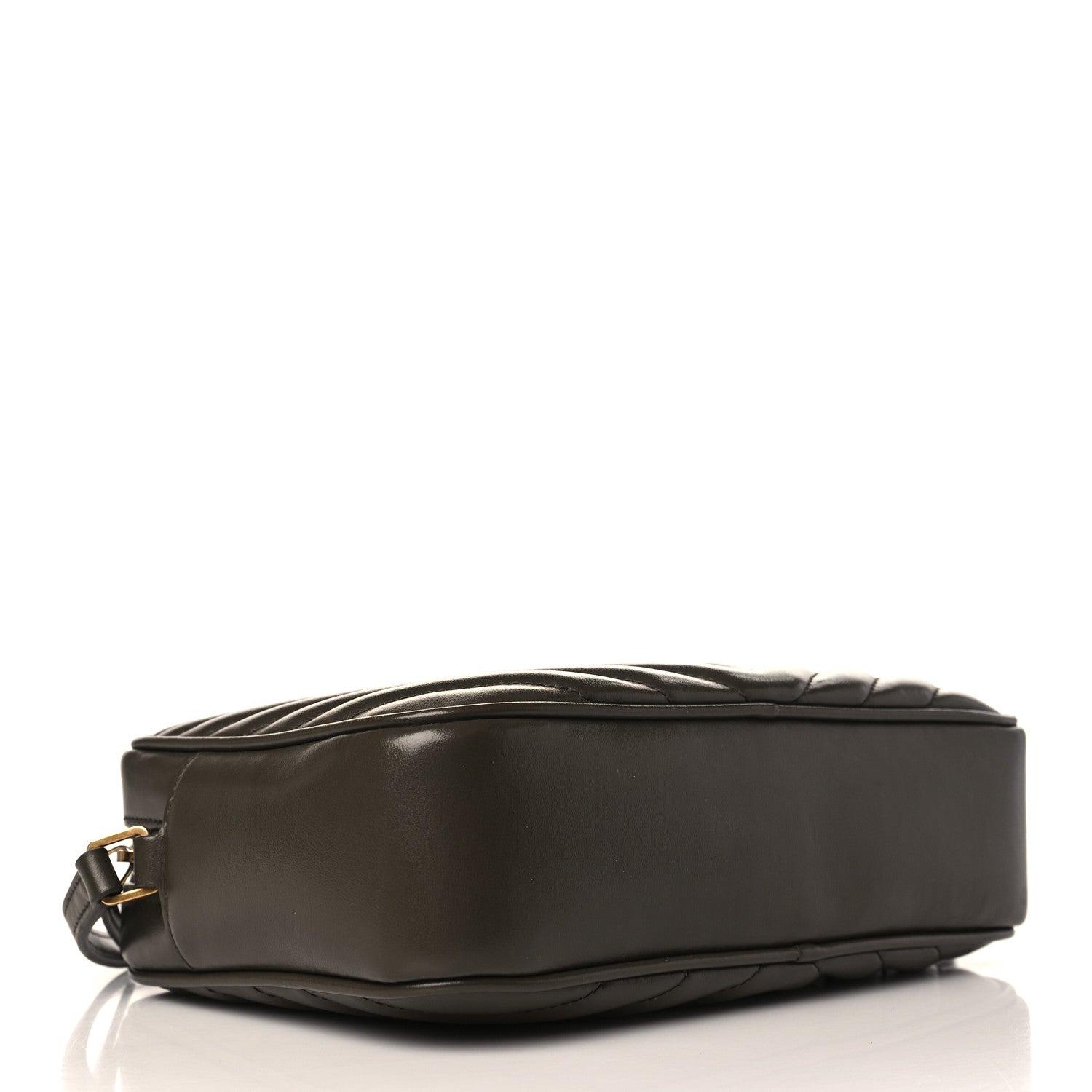 Saint Laurent Calfskin Matelasse Monogram Lou Camera Bag Military Olive 4 of 9