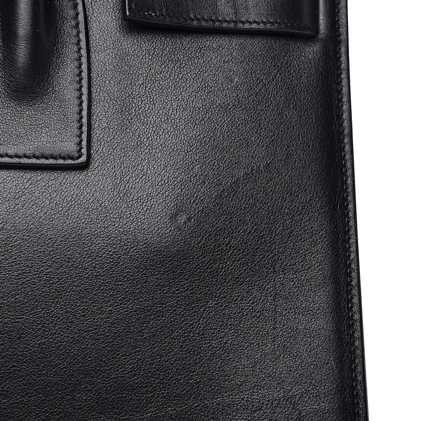 Calfskin Small Sac De Jour Black