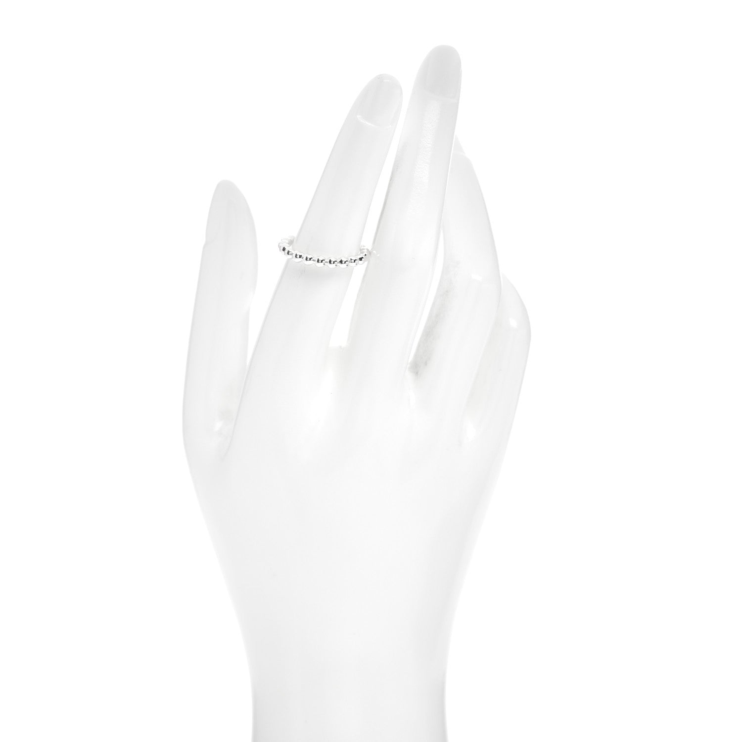 Tiffany Sterling Silver HardWear Bead Ring 53 6.25 2 of 4