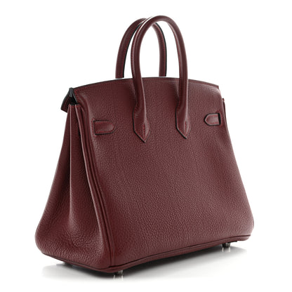 Hermes Togo Birkin 25 Rouge H 3 of 11