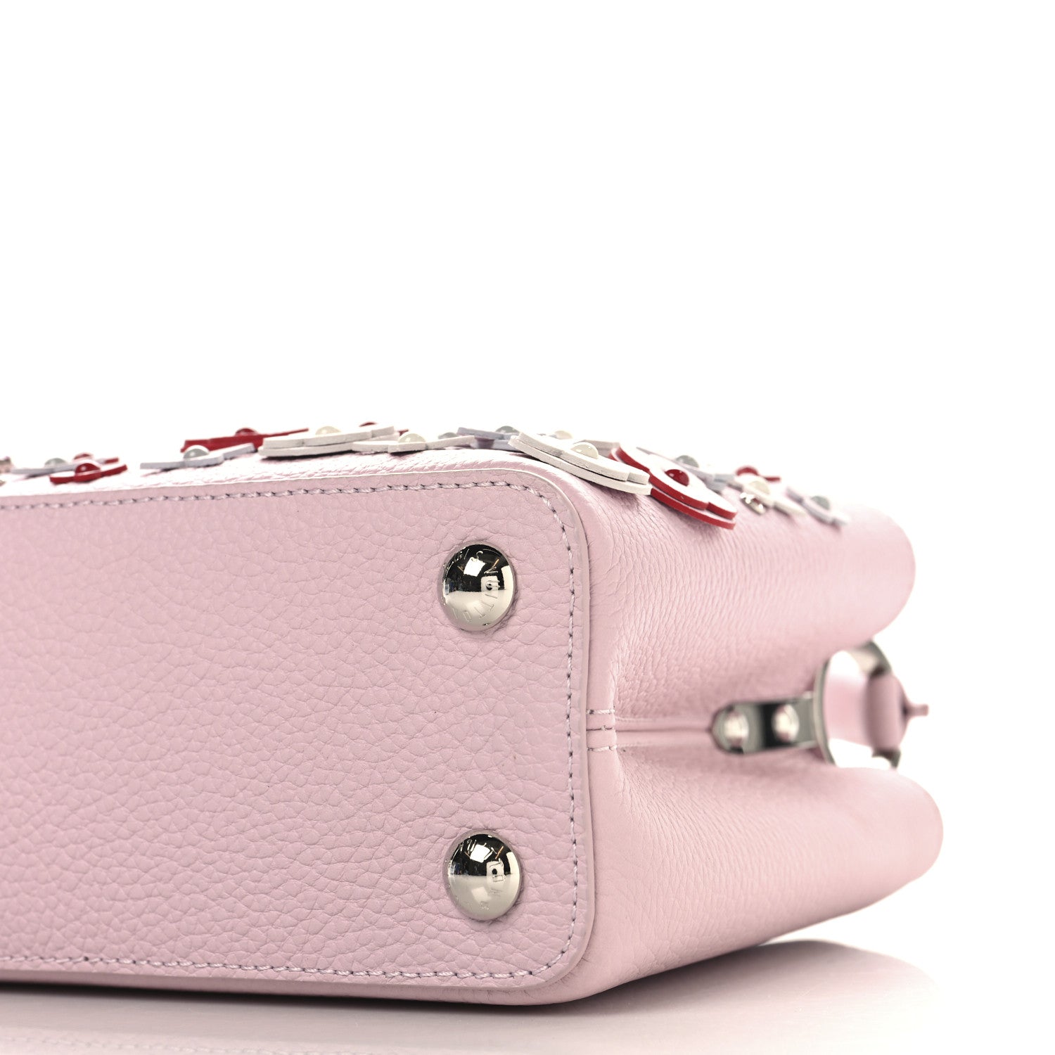 Louis Vuitton Taurillon Mechanical Flowers Capucines BB Magnolia 8 of 8