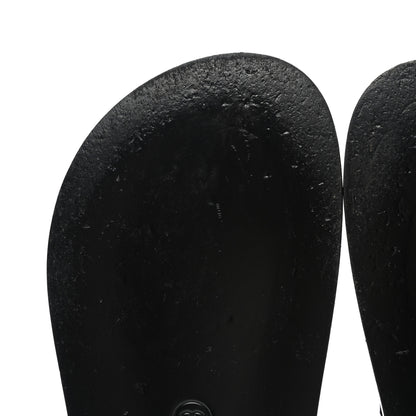 Chanel Tweed Velcro Dad Sandals 37 Black 11 of 14