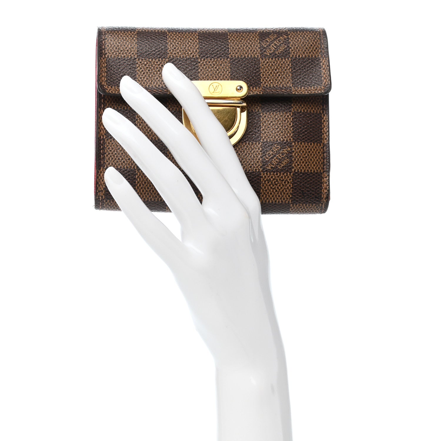 Louis Vuitton Damier Ebene Koala Compact Wallet 2 of 10